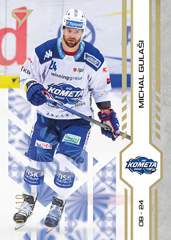 Michal Gulasi Kometa Brno Tipsport ELH 2024/25 SportZoo 1. serie Golden Glow /10 #079