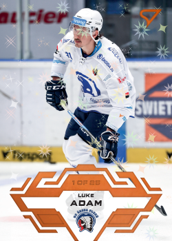 Luke Adam Plzen Tipsport ELH 2023/24 SportZoo 1. serie Blade Sparks /25 #206
