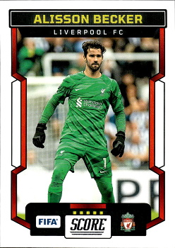 Alisson Becker Liverpool Panini Score FIFA Soccer 2023/24 #135