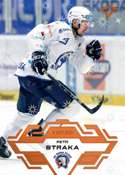 Petr Straka Plzen Tipsport ELH 2023/24 SportZoo 1. serie Blade Sparks /25 #216