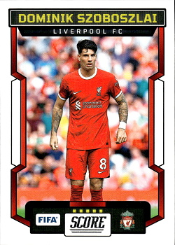 Dominik Szoboszlai Liverpool Panini Score FIFA Soccer 2023/24 #137