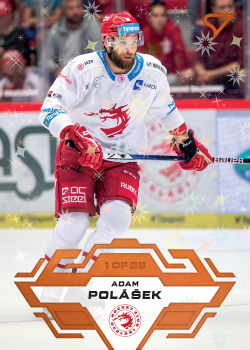 Adam Polasek Trinec Tipsport ELH 2023/24 SportZoo 1. serie Blade Sparks /25 #6