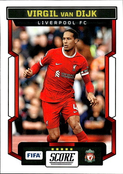 Virgil van Dijk Liverpool Panini Score FIFA Soccer 2023/24 #138