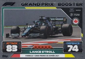 Lance Stroll Aston Martin Topps F1 Turbo Attax 2022 F1 Grand Prix Booster Cards #319