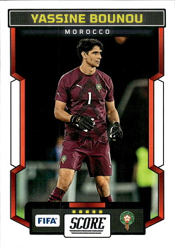Yassine Bounou Morocco Panini Score FIFA Soccer 2023/24 #139