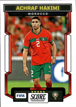 Achraf Hakimi Morocco Panini Score FIFA Soccer 2023/24 #140