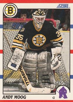 Andy Moog Boston Bruins Score 1990/91 American #140