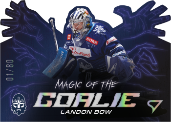 Landon Bow Kladno Tipsport ELH 2023/24 SportZoo 1. serie Magic of the Goalie /80 #MG-18
