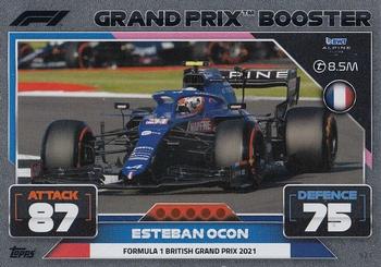 Esteban Ocon Alpine Topps F1 Turbo Attax 2022 F1 Grand Prix Booster Cards #321