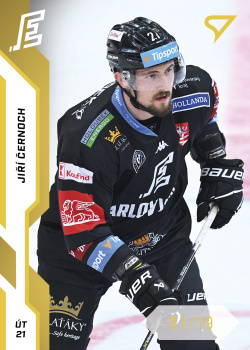Jiri Cernoch Karlovy Vary Tipsport ELH 2022/23 SportZoo 1. serie Gold /19 #208