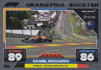 Daniel Ricciardo McLaren Topps F1 Turbo Attax 2022 F1 Grand Prix Booster Cards #323