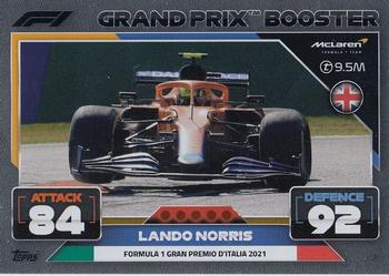 Lando Norris McLaren Topps F1 Turbo Attax 2022 F1 Grand Prix Booster Cards #325
