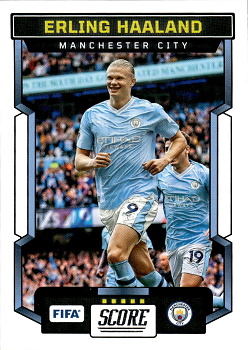 Erling Haaland Manchester City Panini Score FIFA Soccer 2023/24 #145