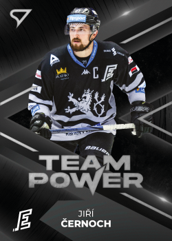 Jiri Cernoch Karlovy Vary Tipsport ELH 2023/24 SportZoo 1. serie Team Power #TP-27