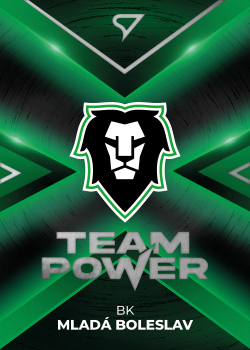 Logo Mlada Boleslav Tipsport ELH 2023/24 SportZoo 1. serie Team Power #TP-29