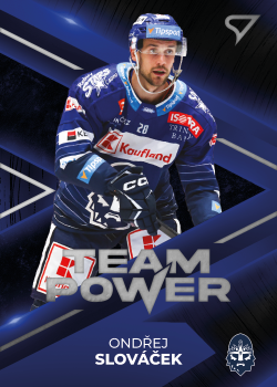 Ondrej Slovacek Kladno Tipsport ELH 2023/24 SportZoo 1. serie Team Power #TP-40