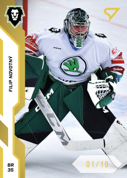 Filip Novotny Mlada Boleslav Tipsport ELH 2022/23 SportZoo 1. serie Gold /19 #56