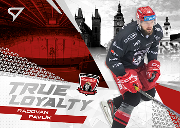 Radovan Pavlik Hradec Kralove Tipsport ELH 2024/25 SportZoo 1. serie True Loyalty #TL-15
