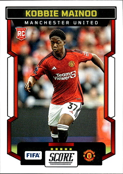 Kobbie Mainoo Manchester United Panini Score FIFA Soccer 2023/24 #157
