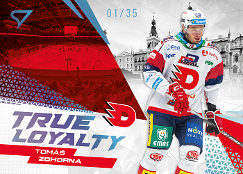 Tomas Zohorna Pardubice Tipsport ELH 2024/25 SportZoo 1. serie True Loyalty /35 #TL-04