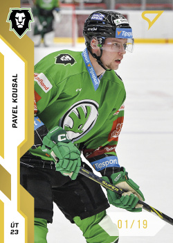 Pavel Kousal Mlada Boleslav Tipsport ELH 2022/23 SportZoo 1. serie Gold /19 #68
