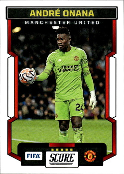 Andre Onana Manchester United Panini Score FIFA Soccer 2023/24 #158