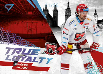 Jeremie Blain Hradec Kralove Tipsport ELH 2024/25 SportZoo 1. serie True Loyalty /35 #TL-14