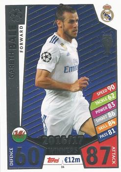 Gareth Bale Real Madrid 2017/18 Topps Match Attax CL #14