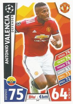 Antonio Valencia Manchester United 2017/18 Topps Match Attax CL #147