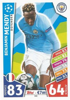 Benjamin Mendy Manchester City 2017/18 Topps Match Attax CL #166