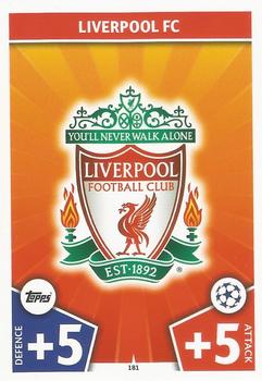 Club Badge Liverpool 2017/18 Topps Match Attax CL Club Badge #181