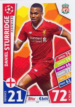 Daniel Sturridge Liverpool 2017/18 Topps Match Attax CL #197