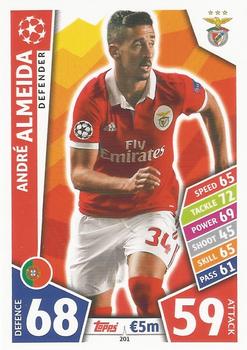 Andre Almeida SL Benfica 2017/18 Topps Match Attax CL #201