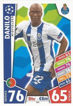 Danilo Pereira FC Porto 2017/18 Topps Match Attax CL #224