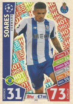 Tiquinho Soares FC Porto 2017/18 Topps Match Attax CL Hot Shot #233