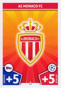 Club Badge AS Monaco 2017/18 Topps Match Attax CL Club Badge #235