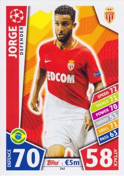 Jorge AS Monaco 2017/18 Topps Match Attax CL #242