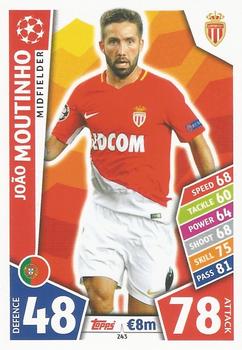 Joao Moutinho AS Monaco 2017/18 Topps Match Attax CL #243