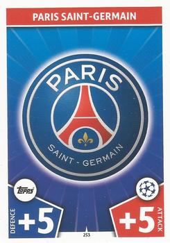 Club Badge Paris Saint-Germain 2017/18 Topps Match Attax CL Club Badge #253