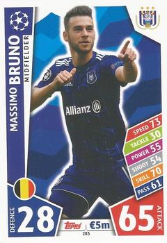 Massimo Bruno RSC Anderlecht 2017/18 Topps Match Attax CL #283