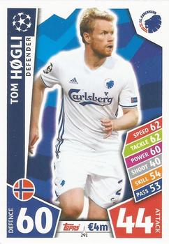 Tom Hogli FC Kobenhavn 2017/18 Topps Match Attax CL #291