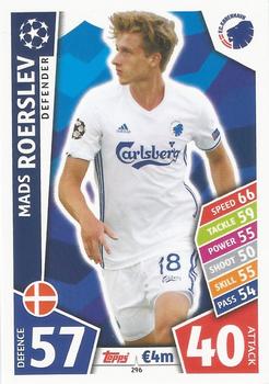 Mads Roerslev FC Kobenhavn 2017/18 Topps Match Attax CL #296