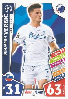 Benjamin Verbic FC Kobenhavn 2017/18 Topps Match Attax CL #300