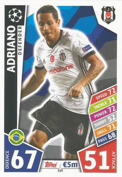 Adriano Correia Besiktas JK 2017/18 Topps Match Attax CL #329