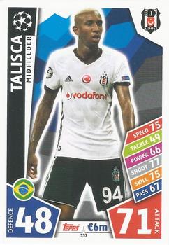 Talisca Besiktas JK 2017/18 Topps Match Attax CL #337