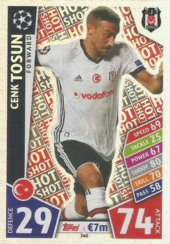 Cenk Tosun Besiktas JK 2017/18 Topps Match Attax CL Hot Shot #340