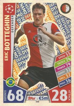 Eric Botteghin Feyenoord 2017/18 Topps Match Attax CL Defensive Dynamo #348