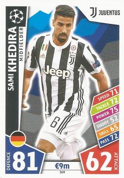 Sami Khedira Juventus FC 2017/18 Topps Match Attax CL #369