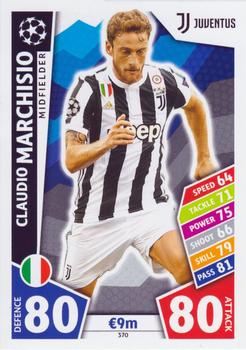 Claudio Marchisio Juventus FC 2017/18 Topps Match Attax CL #370