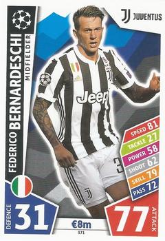 Federico Bernardeschi Juventus FC 2017/18 Topps Match Attax CL #371